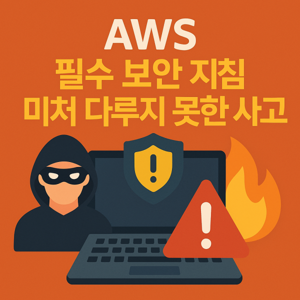 AWS 필수 보안 지침 : 미처 다루지 못한 사고